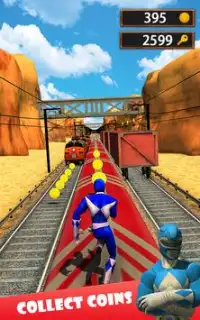 Subway Surf Ninja: Rangers Steel Run Screen Shot 7