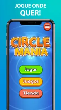 Circle mania - jogos de quebra-cabeça livre Screen Shot 0