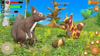 Wild Squirrel Family Sim 3D Screen Shot 2