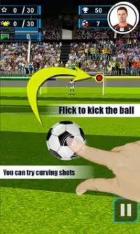 Finger Flick Soccer : Free Screen Shot 4