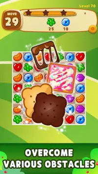 캔디 팝 : 달콤한 매치3 퍼즐 Screen Shot 4