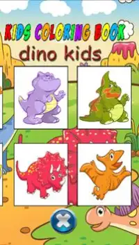 dino kids coloring book Screen Shot 3