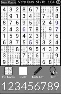 Sudoku Black Screen Shot 3