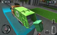 Caminhão de lixo 3d Sim Parque Screen Shot 0