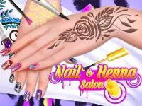 Henna's Nail Beauty SPA Salon - Games for Girls Screen Shot 0