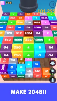 Jelly Cube Merge - Infinite merge block game Screen Shot 3