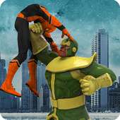 Green monster Infinity battle vs Superheroes