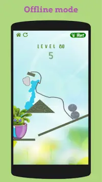 Flower Rescue: Great physics-based puzzle game Screen Shot 6