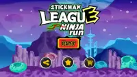 Stickman League Ninja Running Screen Shot 0