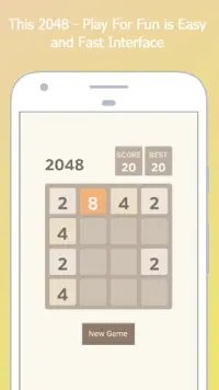 2048 - Play For Fun ! Free SG Games Screen Shot 1