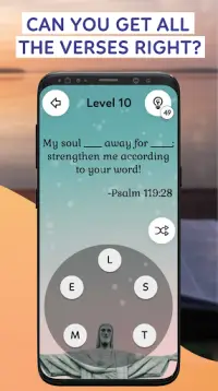 Bible Word Puzzle Games: Verse Search & Cross Word Screen Shot 2