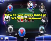 Tips World Series Poker Cheat Screen Shot 1