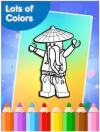 How to color Lego Ninjago Screen Shot 1