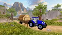 Off-Road Tractor Trolley Game Screen Shot 0