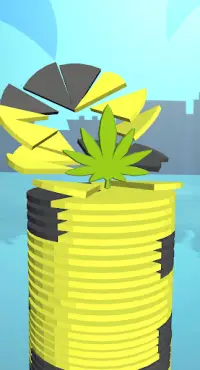Stack Ball Cannabis Ganja Weed Game Screen Shot 1