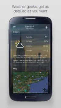 Yahoo Weather Screen Shot 2