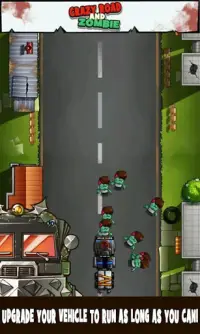Crazy Road and Zombie Screen Shot 2