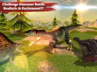 Allosaurus সিমুলেটর: ডাইনোসর সারাইভিয়াল যুদ্ধ 3D Screen Shot 4