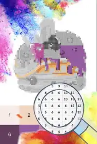 Mini Num Nom Coloring Book - Pixel Art lover Screen Shot 2