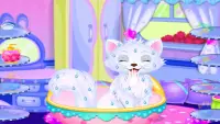 Princess Kitty Makeover Game For Kids Screen Shot 1