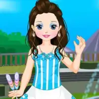 Girl Games: Little Eva Dressup Screen Shot 1