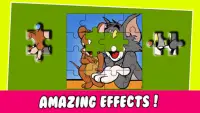 Jigsaw Tom Puzzle Jerry Game Screen Shot 2