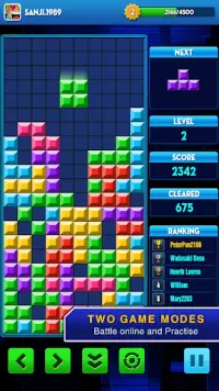 Blocks Battle Puzzle Match Screen Shot 1