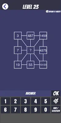 BRAIN N MATH | 脳の論理パズルと数学ゲーム Screen Shot 1