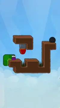 Hungry Worm Puzzle Screen Shot 3