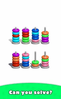 Sort Hoop Stack Color - 3D Color Sort Puzzle Screen Shot 7