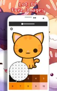 Cat Coloring By Number - Pixel Art Screen Shot 5