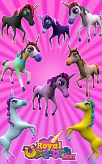 Unicorn Run Pony Running Games Screen Shot 7