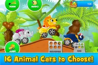 Animal Cars Kids Racing Game Screen Shot 1
