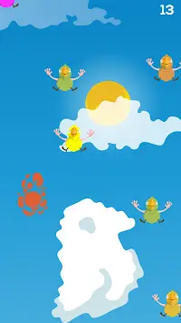 Birds with Arms - Tapping Game Screen Shot 2