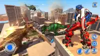 Captain of America Moto Robot Transform Dino Wars Screen Shot 8