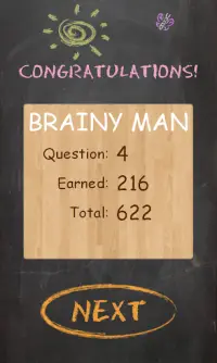 Brainy Man - Trivia Hangman Screen Shot 2