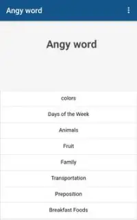 Angry words Screen Shot 0