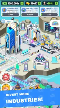 Idle Investor Tycoon - Build Your City Screen Shot 1
