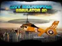 शहर हेलीकाप्टर सिम्युलेटर 3 डी Screen Shot 4