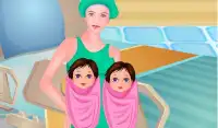 जन्म जुड़वाँ लड़कियों के खेल Screen Shot 8