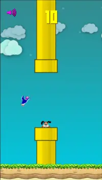 Flappy Retro Duck Screen Shot 2