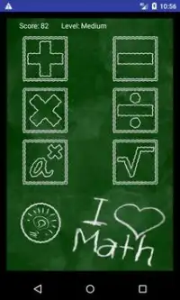 Mathematical game - I Love Math Screen Shot 0