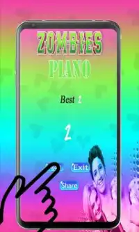 Piano Game Disney's Zombies Screen Shot 4
