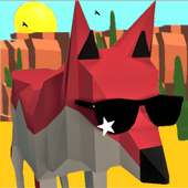 Hot Desert Valley Zig-Zag Runner Game 3D