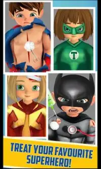 Superhero Kids ER Surgery Doctor- Hospital Games Screen Shot 1