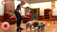 Virtual Dog Simulator Games-Cute puppy Pet Daycare Screen Shot 5