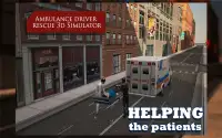 Ambulance Driver Rescue 3D Sim Screen Shot 7