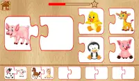 Animal Matching Puzzle for Kids-Name,Food,Home,Mom Screen Shot 12