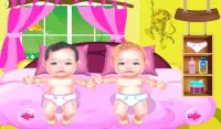 Woman Feeding and Care Twins Screen Shot 5