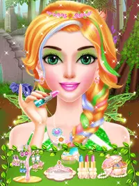 🧚 Fairy Princess Makeup Dress Up Girls Game Screen Shot 2